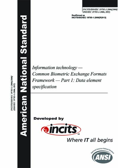 Standards PDF Cover Page